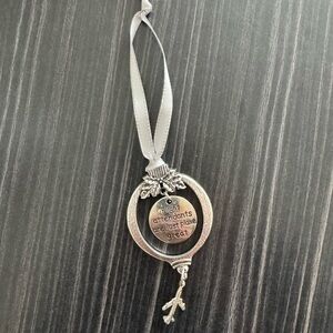 Silver Flight Attendant Ornament